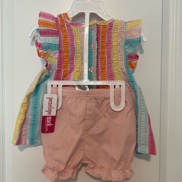 Penelope Mack Striped 2 piece set 12m - Picture 2 of 4